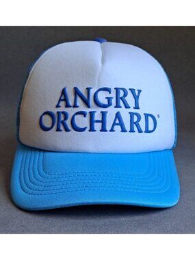 Angry Orchard Hard Cider USED Hat (Blue, Snapback, Trucker, Promo)